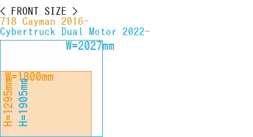 #718 Cayman 2016- + Cybertruck Dual Motor 2022-